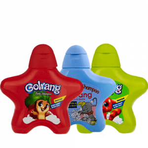 شامپو-مو-کودک-گلرنگ-در-3-رنگ-متفاوت--ستاره-ای-210گرم