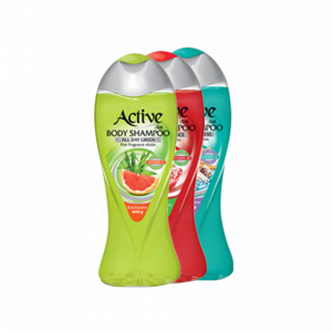 شامپو-بدن-اکتیو-400میلی-لیتر-در-3-رنگ-مختلف