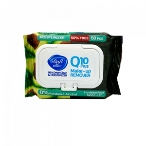 دستمال-مرطوب-دافی-آرایش-پاک-کن-Q10-(50عددی)