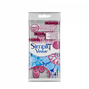 خود-تراش-ژیلت-مدل-Simply-Venus-3-مخصوص-بانوان--3-لبه-4عددی