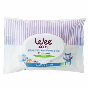 دستمال-مرطوب-کودک-وی-کر-مدل-Cotton-Seed-Oil-20برگ