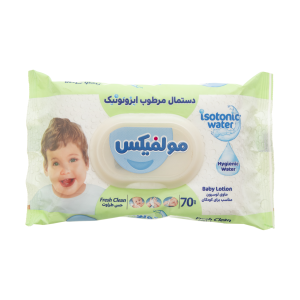 دستمال-مرطوب-بچه-مولفیکس-مدل-ایزوتونیک-70-برگ