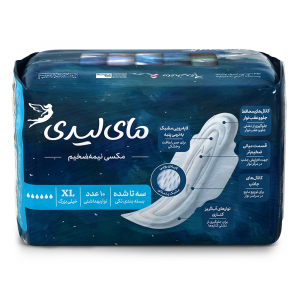 نوار-بهداشتی-تاشده-خیلی-بزرگ-مای-لیدی-بالدار-مشبک-نیمه-ضخیم-مخصوص-شب-10-عددی