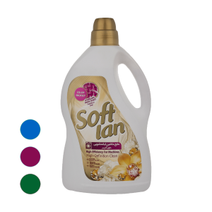 مایع-لباسشویی-سافتلن-+HD-(3-لیتر)-در-3-رنگ-مختلف