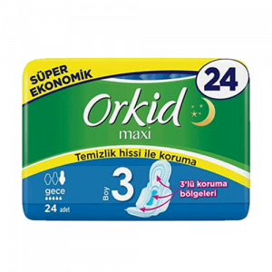 نوار-بهداشتی-ارکید-مخصوص-شب-24عددی