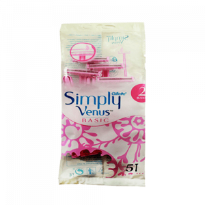 خود-تراش-ژیلت-مدل-Simply-Venus-2-مخصوص-بانوان-2-لبه-5عددی