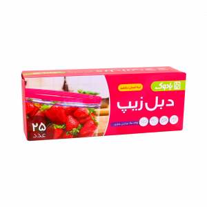 کیسه-زیپ-دار-بادوک-دبل-زیپ-25×20-بسته-25-عددی