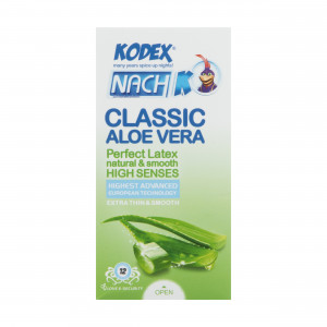 کاندوم-ناچ-کدکس-مدل-آلوئه-ورا-بسته-12عددی
