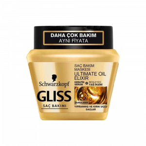 ماسک-مو-گلیس-مدل-ultimate-oil-elixir-مخصوص-موهای-خشک-300-میلی-لیتر