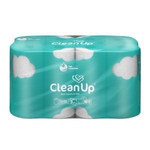 دستمال-توالت-کلین-آپ-مدل-ابر-رول-3لا-16عددی