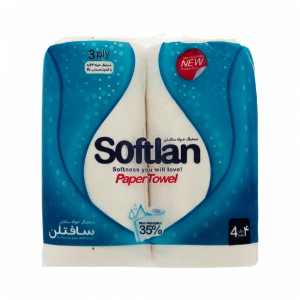 دستمال-حوله-کاغذی-سافتلن-مدل-Blue-3لا-4-عددی
