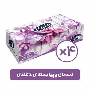 دستمال-کاغذی-پاپیا-100برگ2لا-بسته-4-عددی