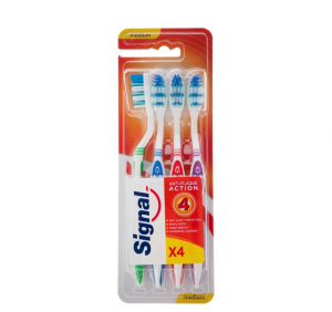 مسواک-سیگنال-مدل-Anti-Plaque-Action-با-برس-متوسط-بسته-4-عددی