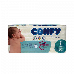 پوشک-کانفی-سایز-1-مدل-Premium-40-عددی