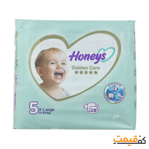 پوشک بچه هانیز سایز 5 28 عددی