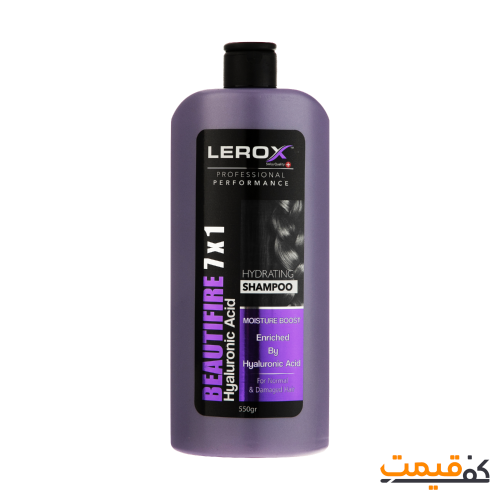 شامپو مو لروکس مدل Beautifire انواع موها 550میلی‌لیتر