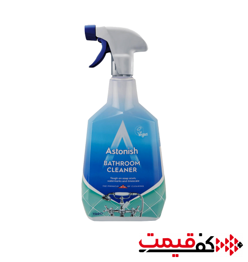 اسپری لکه بر استونیش چندمنظوره مخصوص سطوح حمام 750میلیلیتر
