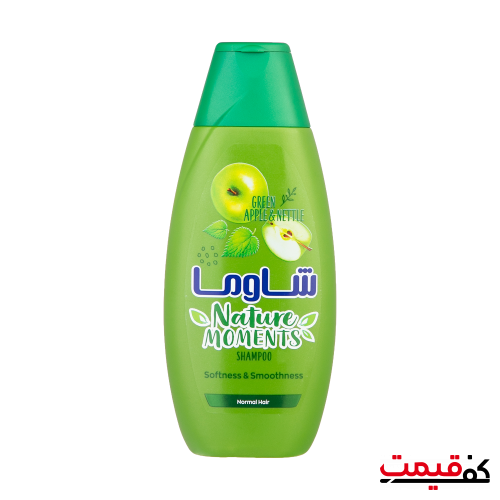 شامپو مو شاوما مدل Green Apple and Nettle 400 میلی لیتر