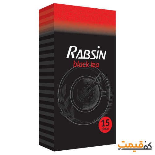 چای سیاه ساشه ای برگاموت رابسین بسته 15 عددی