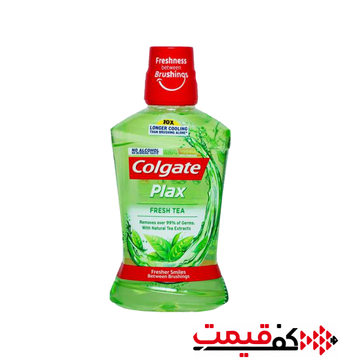دهان شویه کلگیت با رایحه چای سبز 500میلیلیتر