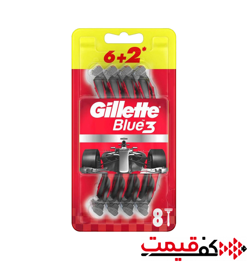 خودتراش Blue3 ژیلت 8عددی