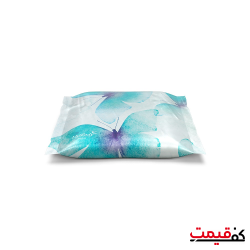 نوار بهداشتی تاشده بزرگ مای لیدی بالدار نیمه ضخیم، پوست های حساس 10 عددی