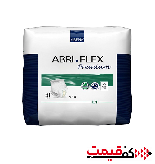 پوشک-شورتی-ابری-فلکس-بزرگسال-(L1)-14-عددی