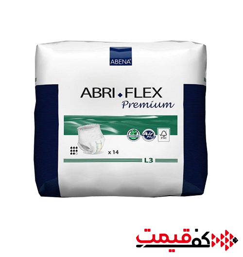 پوشک-شورتی-ابری-فلکس-بزرگسال-(L3)-14-عددی
