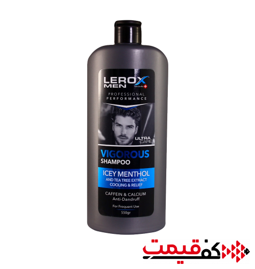 شامپو ضدشوره مو لروکس مدل ICEY MENTHOL 550 میلیلیتر