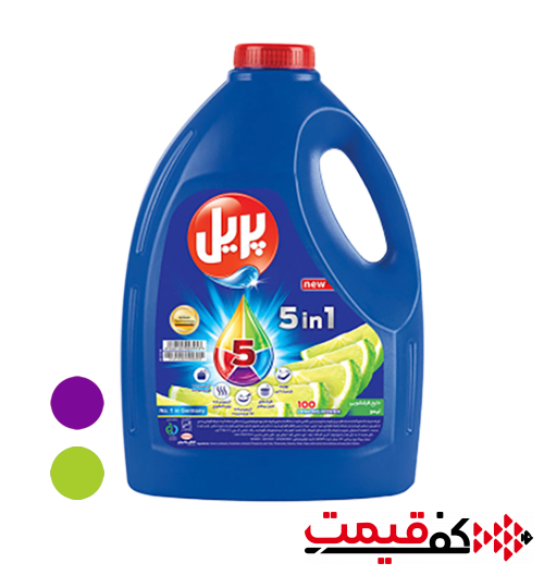 مایع ظرفشویی 5 در 1 پریل 3.750لیتر در 2 رایحه مختلف