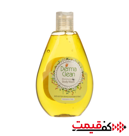 شامپو بدن شکوفه بهار نارنج درماکلین 300میلیلیتر