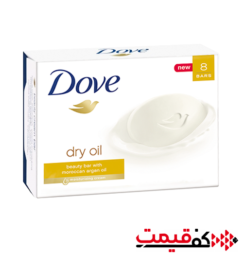 صابون داو مدل dry oil مخصوص پوست خشک 135گرم