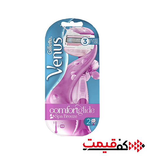 خود تراش ونوس Venus ComfortGlide مخصوص بانوان به همراه 2 سری یدک