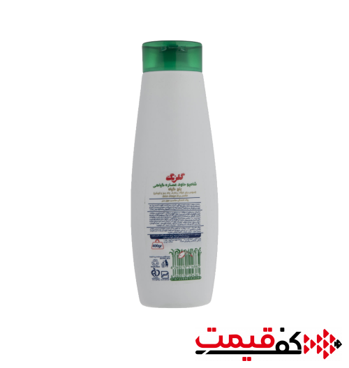 شامپو مو پنج گیاه گلرنگ مخصوص موهای خشک 400میلی‌لیتر