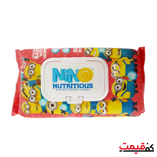 دستمال مرطوب نینو با عصاره کالاندولا معطر 50 عددی
