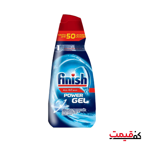 ژل ماشین ظرفشویی فینیش 50بار 1000میلی‌لیتر