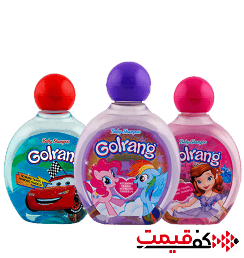 شامپو مو کودک گلرنگ در 3 رنگ متفاوت 210گرم