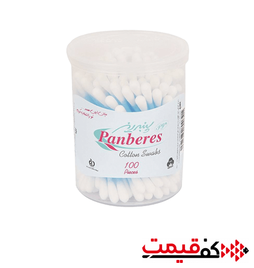 گوش پاک کن پنبه ریز 100 عددی