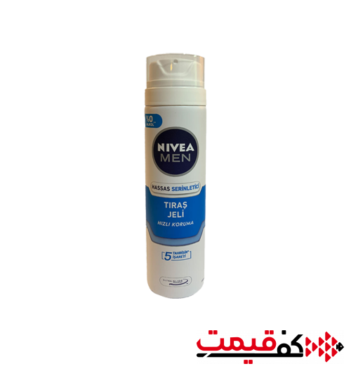 ژل اصلاح نیوا مخصوص پوست حساس 200 میلیلیتر