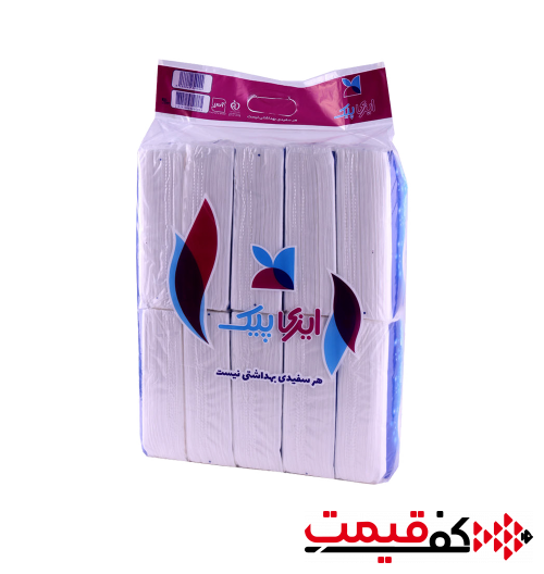 دستمال کاغذی نایلونی ایزی پیک 100 برگ 2لا 10 عددی