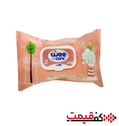 دستمال-مرطوب-کودک-وی-کر-معطر-72برگ