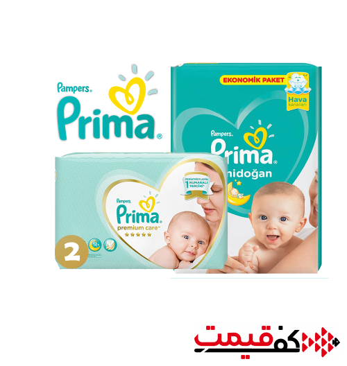 پوشک پریما پمپرز سایز 2