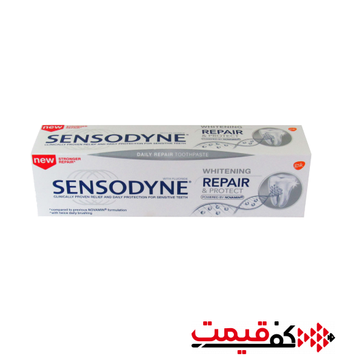 خمیر دندان سنسوداینRepair & Protect Whitening (100 گرم)