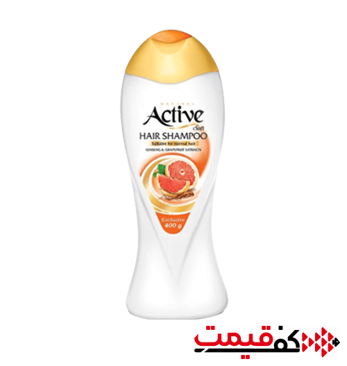 شامپو جینسینگ و گریپ فروت اکتیو مخصوص موهای معمولی 400میلی‌لیتر