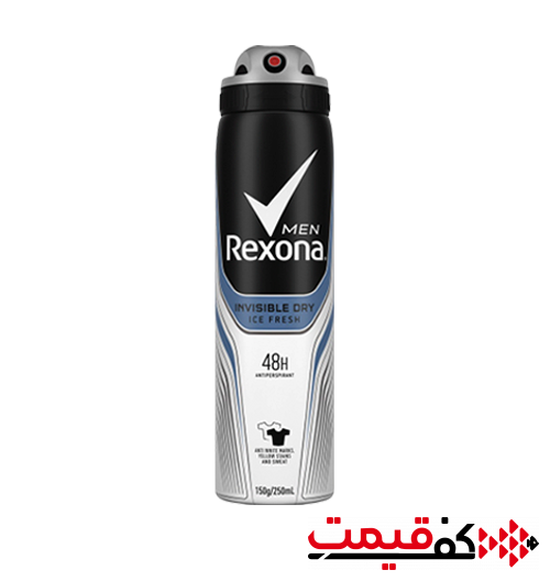 اسپری ضد تعریق مردانه رکسونا ice fresh (200میلی‌لیتر)