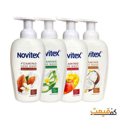 فوم دستشویی نویتکس حجم 500 میلی‌لیتر در 4 رایحه مختلف