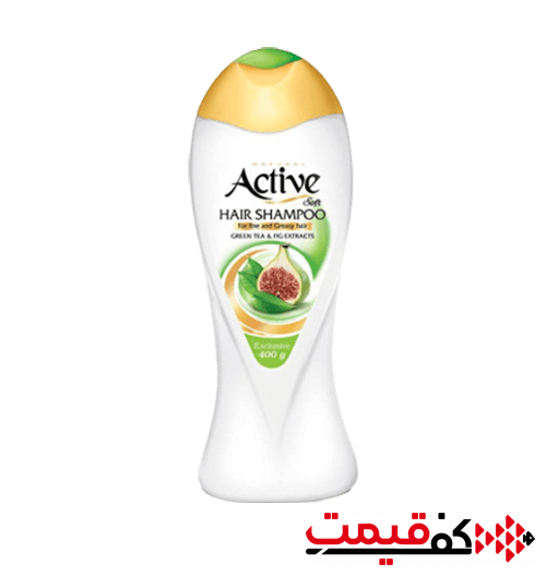 شامپو انجیر اکتیو مخصوص موهای چرب و نازک 400میلیلیتر