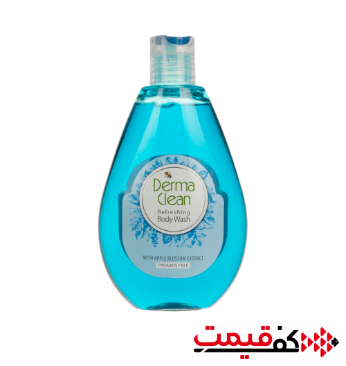 شامپو بدن شکوفه سیب درماکلین 300میلی‌لیتر