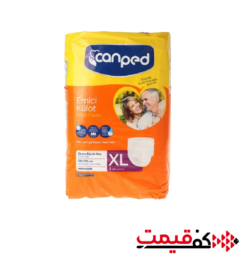 پوشک-شورتی-جان--پد-بزرگسال-خیلی-بزرگ-8عددی