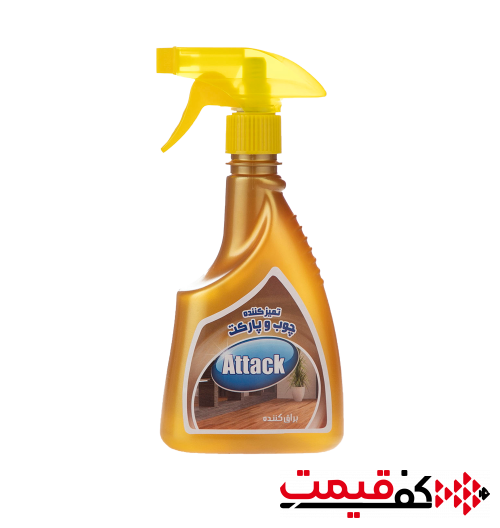 اسپری تمیز کننده چوب و پارکت اتک 450 میلیلیتر